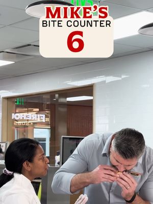Big bites only. Pretty sure he forgot we were filming.​ Mike: "I love it." #food #mikesday
