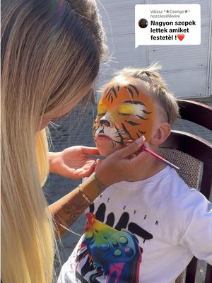 Válasz @†★Csenge★† részére Szerintetek melyik arcfestés lett a legjobb?👩🏼‍🎨
