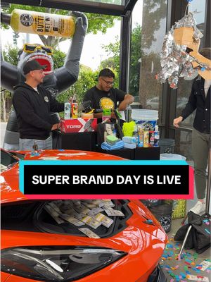 Tap into our live right now! Unlock exclusive discounts, giveaways, and more!! #SuperBrandDay #chemicalguys #tiktokshopfinds 