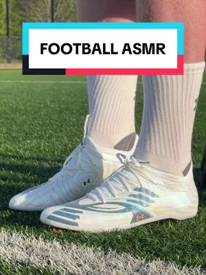 Testing the NEW Shadow Elite 4 from @underarmour  👀 Turn your sound up and enjoy the ASMR 🔊  @underarmourfc #UAShadowElite #ShadowElite4 #AD