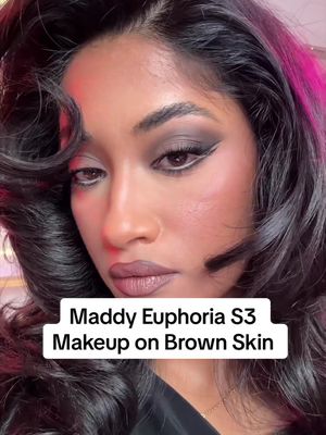 MADDY’s COOL TONED MAKEUP is hard to achieve on olive brown skin… but I think I nailed it 😌 Euphoria is BACK with season 3 so I’m back with another euphoria makeup tutorial… @HBO Max @A24 @Donni Davy (All products 🔗ed in my bio with shades) @DanessaMyricksBeauty @loréal paris usa @Morphe Cosmetics @Saie @NARS Cosmetics @Half Magic by Donni Davy @Bobbi Brown @Huda Beauty @Makeup Revolution @Haus Labs @urban decay @ArdellBeauty  #euphorias3 #maddyperezmakeup #brownskin #browngirlmakeup #euphoriamakeup 