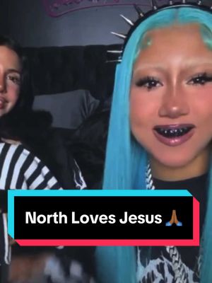 #PressPlay: Let ’em know! 🗣️ While on live, #NorthWest was asked if she loves Jesus, and she said yes. She added that despite what some people think, she’s not “dark.” (✍🏾: #TSRStaffLG) 