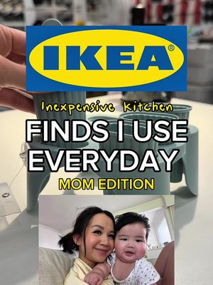 These inexpensive @IKEACanada kitchen finds have made feeding my baby SO much easier! #ikeacanadapartner UPPFYLLD (grater with container) - used for grating eggs to feed baby FIKADAGS (mixing bowls)  KANTNAL (muffin mold) - make banana muffins for baby and use it for egg bites  KLOCKREN (colander/steamer) STENSNULTRA (vegetable chopper) - chop up cooked vegetables for baby MATA (4-piece dinnerware set) VIDEVECKMAL (dish brush with soap dispenser) - fill it up with baby friendly dish detergent  Share this with your mom friend! ⬇️ #ikea #ikeacanada #ikeafinds