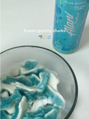 GUMMY SHARK ENERGY ✨🦈🩵 #gummyshark #alani #obsessed #viral #frozen 
