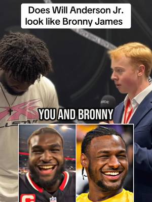 Does Will Anderson Jr. look like Bronny James 😂 #NBA #nfl #texans #lakers #bronny 