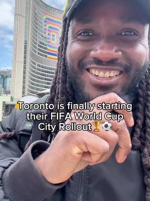 Signs of World Cup life spotted in the city 👀🏆🎉 Full transformation loading ⚽️ #fifa #fifaworldcup2026 #trending #toronto 
