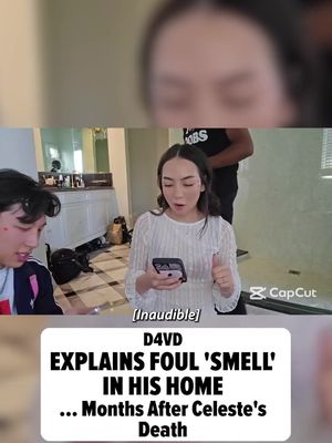 ‼️👀 This video shows D4vd apologizing to friends about a horrible "smell" in his home, 2 months after he allegedly murdered and dismembered Celeste Rivas Hernandez in that same house. 🎥: Twitch / @sakurashymko