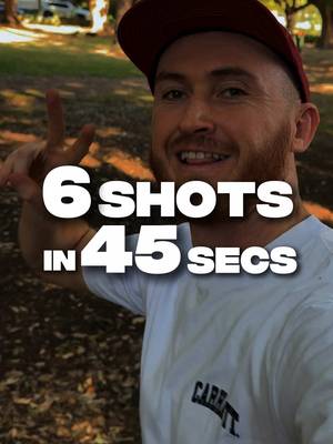 Let’s continue this trend! 6 shots in 45seconds. Running edition.  Follow for more speedruns! #video #speedrun #contentcreation #camera #iPhone