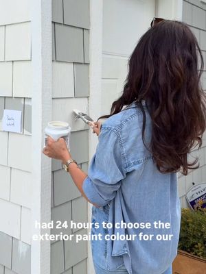 Help a girl out! What colour would you pick? 🤍🏠  Let me know in the comments if you prefer Pearly White, Dove Wing, Shoji White, or White Duck!  Stay tuned for what we chose in part 2... you won't believe what happened. PS if you are in the Okanagan @ivorypropainters are INCREDIBLE.