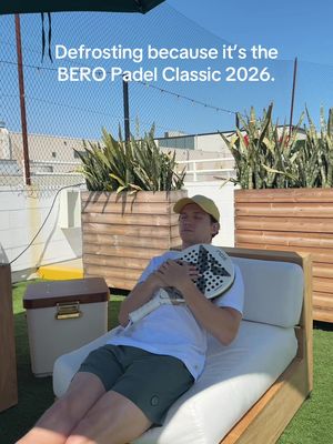 back and better than ever 😏 #BEROPadelClassicLA #TomHolland 