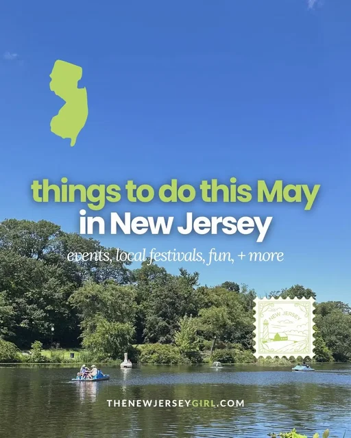 NJ is officially gearing up for summer, and all throughout the state, communities are celebrating with food festivals, fairs, markets, and other fun events. We've compiled a list of 60 (!!) things to do in New Jersey this May so that you don't miss a thing. Get the guide at TheMontclairGirl.com.  #montclairgirl #newjersey #njmay #nj #jersey 