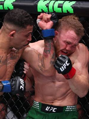 Carlos Prates consigue la victoria en territorio enemigo 😤 #UFC #carlosprates