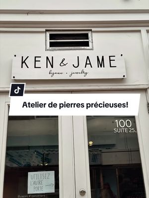J’ai eu la chance de découvrir l’atelier de pierres de @kenandjame ! Je t’amène avec moi! #pierresprecieuses #bijouxsurmesure #montreal #jewelrymaking 