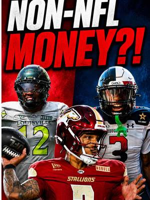 The NFL dream doesn’t end… it just looks different 🏈 (UFL, CFL, IFL breakdown) #nfl #CollegeFootball #profootball #footballtiktok #d1football 