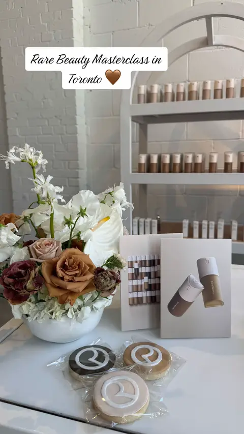 Recap of the most gorgeous @Rare Beauty Masterclass with @Cynthia last week. It was a full circle moment for me to be invited to this event and I am forever grateful for @1milk2sugarspr & @rarebeauty team for making me a part of it.  Full vlog of the event coming next 🤎 🤎  #fyp #rarebeauty #contentcreator #aesthetic #Lifestyle 