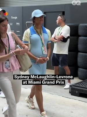 Speed meets speed as Sydney McLaughlin-Levrone arrives at the Miami Grand Prix #f1 #formula1 #miamigp #sydneymclaughlin 