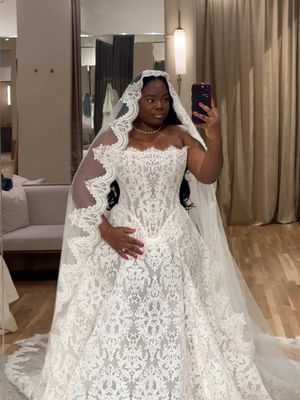 I FOUND THE DRESS!!!!! 🥹🤍✨ Truly can’t believe this journey and wouldn’t be able to do it without you. Now it’s time to pivot into bridal nails. I’m partnering with @essie to find the best bridal nail look. II’m in love with the colors Fairy Tailor and Drip Drip from the new Liquid Diamonds collection. Are you loving look 1 as much as I am? #EssiePartner  #WeddingNails #weddingnailsinspiration #weddingdaytiktok #weddingplanning  