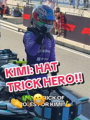 Uni, due, tre!! Hat-trick hero, Kimi Antonelliiiii 🙌💪👊 #f1 #mercedesf1 #kimiantonelli #formula1 #miamigp