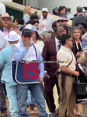 This is everything 🙌 #KentuckyDerby #Winning #Reaction #Groom 