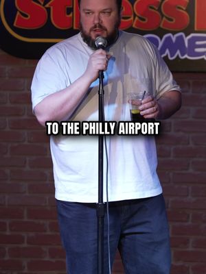 Philly Airport joke.. #comedy #comedian #standup #standupcomedy #fyp 