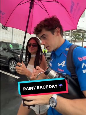 bring on the rain ☔️🕺 #f1 #alpinef1 #pierregasly #francocolapinto 