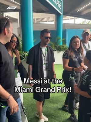 Lionel Messi at the Miami Grand Prix! 🇦🇷🙌 #f1 #messi #formula1 #lionelmessi #leomessi 