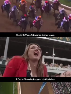 Massive congrats to Cherie DeVaux for being the first woman trainer to win Kentucky Derby and Puerto Rican brothers José Ortiz for the win and Irad Ortiz Jr for 2nd! Inspiring!!! #cheriedevaux #kentuckyderby #kentuckyderby2026 🐎 