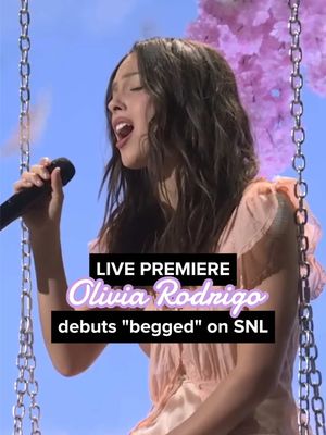 @Olivia Rodrigo surprised fans last night with the premiere of her new song “begged” LIVE on @Saturday Night Live! #oliviarodrigo #newmusic #Saturdaynightlive #snl 