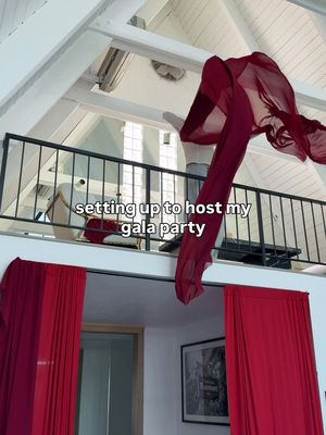 i can’t wait to show you the rest hehehe #hosting #metgala #fashion #partysetup 