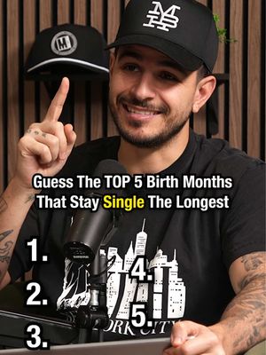 Top 5 Birth Months That Stay Single The Longest 😳