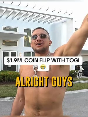 Coin flipping Togi for his $1.9M house 😭 #stevewilldoit #togi 