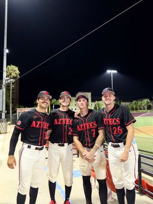 SDSU stereotypes are indeed confirmed  #sdsubaseball #sdsu #d1baseball #ncaabaseball #collegebaseball  🟠 hosted by @kiana flory + @emily raelynn 🟠