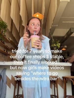 celebrating 10 years with my baby @The Nitro Bar and ALL the women who cheerlead other women 🥹☕️🫂