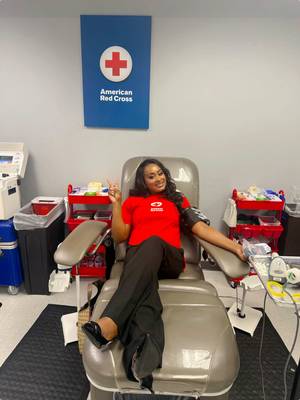 #AmericanRedCrossPartner I've been thinking more about what it really means to show up for my community. And, it can be as simple and powerful as donating blood with the @American Red Cross. If you are able to donate blood, consider scheduling an appointment by clicking the link in my bio. You can help make a difference today! #ShareWhatsInYourHeart #GiveBlood #ad