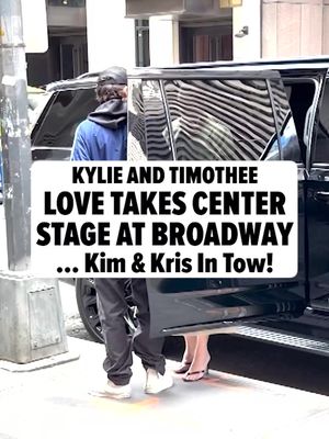 It's a family date day for Kylie Jenner and Timothée Chalamet. The couple was seen arriving hand in hand for a Broadway performance of "The Fear of 13" along with Kris Jenner, Kim Kardashian, and Kendall Jenner! 👀