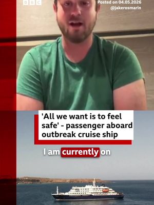 Three people have died and another passenger is seriously ill following a suspected hantavirus outbreak on a cruise ship, which is currently off the coast of Cape Verde. #CruiseShip #Cruise #CapeVerde #Hantavirus #News #BBCNews