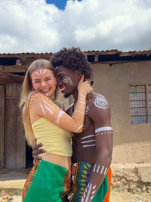 Embracing each other’s cultures🌍🥰 #couple #africa #europe dc @Kalinbrothers @Kalinbrothers 