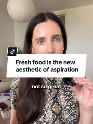 Fresh food is the latest aesthetic of aspiration brands are using to align themselves with luxury, but who remembers the 2010s when the biggest flex was posting a photo to your grid eating a massive pizza or burger? #food #status #culture #marketing #branding