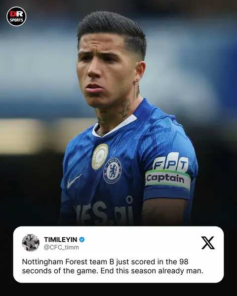 Nottingham Forest fielded a side full of fringe players with one eye on the Europa League.  Even so, the "World Champions" were well and truly blown away. 💨 🙄  #Chelsea #CFC #PremierLeague