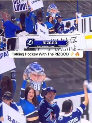 Talking Hockey on a Zamboni #survivor50 #tampabaylightning @Nick Gallais @Tampa Bay Lightning 