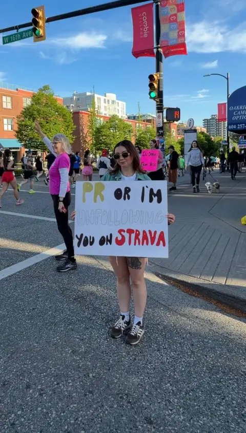 Some of your awesome signs from yesterday’s race! Thank you to everyone who came out and cheered 🙌🤩 #runvan #bmovancouvermarathon #marathon #Running #vancouver 