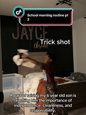 Train up a child in the way he should go: and when he is old, he will not depart from it! This is what we live by and try to instill in our children. Raising a true king! #schoolroutine #raisingkids #morningroutine #getreadywithus #relatableparenting #realandraw #relatablemom #intentionalliving #schooltips #schooltok 