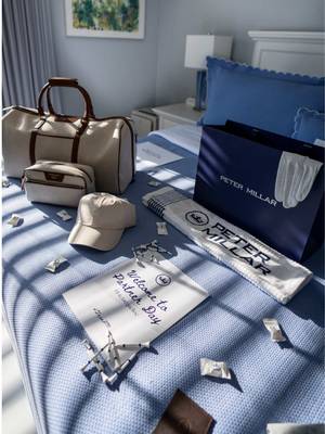 The set up.  #petermillar #USOpenPartnerDay #golffashion 