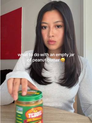 First time I’ve ever finished a jar of peanut butter 🤨 #peanutbuttercoffee 