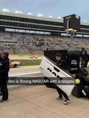 check surroundings for safety @Ram Trucks @nascar #ramtrucks #kauligracing #nascar 