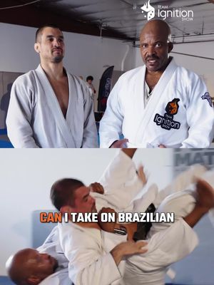 In this week's episode of the Team Ignition Show, Selema Masekela heads to Los Angeles to meet Brazilian Jiu-Jitsu and MMA specialist Kron Gracie 🔥 After walking Selema through the Gracie philosophy and teaching him the breathwork technique that has powered some of his greatest victories, Kron throws him straight into the deep end - unleashing him on a live tournament against his own students. 🎥 Watch the full episode of the Team Ignition Show now. Link in bio. #teamignition #podcast #bjj #mma #combatsports
