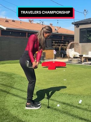 Don’t let this fool you... I’m saving my best swings for the @Travelers Championship 15½ Challenge on June 23rd! 😏 Catch me, @Roger Steele Jr , @Holein1trickshots and some of the best players on TOUR compete live on PGA TOUR’s YouTube, X, and FAST channels! ⛳️ To grab tickets to the tournament, head to TravelersChampionship.com 😎 #TravelersChampionshipPartner
