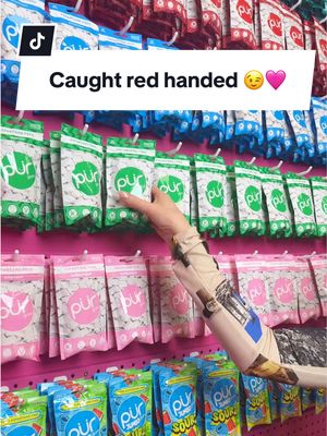 Guilty as charged 🫣🚔🩷 ✨ Tastes great ✨ Aspartame-free ✨ 100% sweetened with xylitol ✨ Sugar-free & diabetic-friendly ✨ Non-GMO & gluten-free ✨ Vegan, nut & peanut-free #PURGum #SugarFree #Xylitol #FYP 