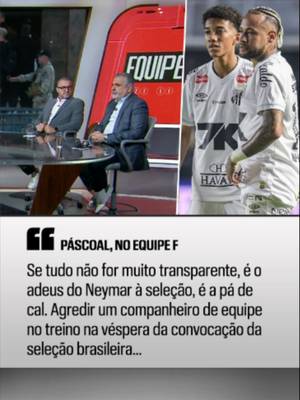 No Equipe F, Osvaldo Pascoal falou sobre a repercussão do desentendimento de Neymar e Robinho Jr. em um treino do Santos. O jornalista citou que essa pode ter sido a 'pá de cal', pois um caso de agressão é algo sério e pode ser determinante às vésperas da convocação da seleção brasileira para a Copa do Mundo. Relembre: Durante a atividade destinada aos jogadores que não atuaram contra o Palmeiras, o camisa 10 se sentiu desrespeitado ao ser driblado pelo garoto e, bastante nervoso, acertou uma rasteira no filho de Robinho. Os dois tiveram uma discussão áspera e foram separados pelos companheiros. #FutebolNaESPN #Neymar #RobinhoJr #Santos #TikTokEsportes