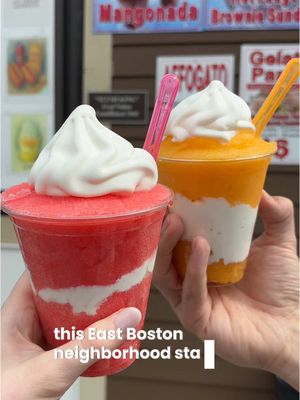 Slush King in East Boston is back open for the summer! #boston #bostonfood #food #foodies #bostonfoodies #softserve #gelati 
